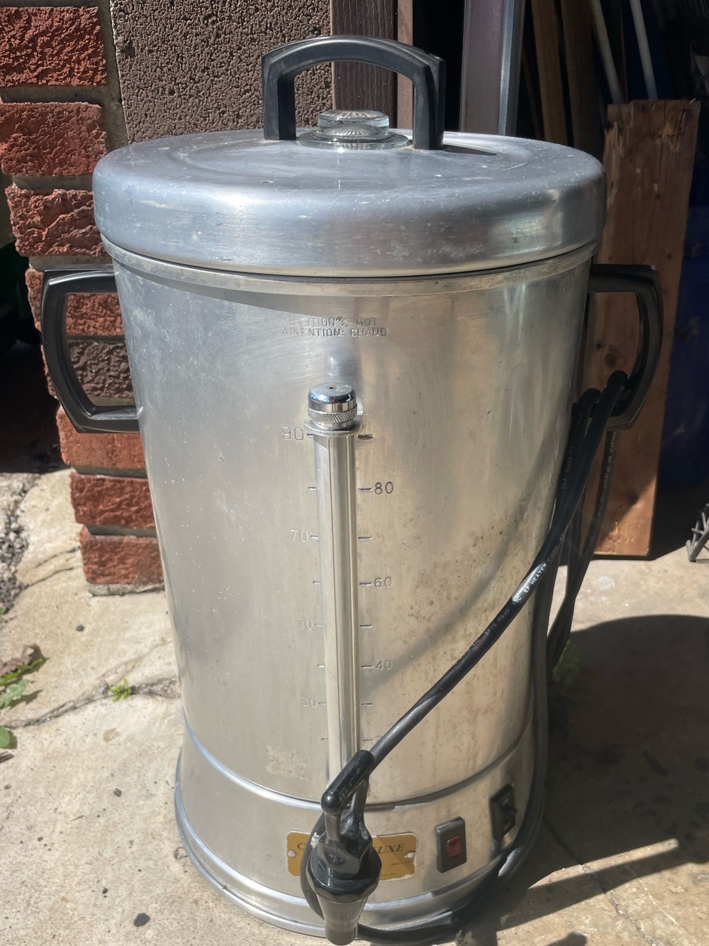 VINTAGE ENTERPRISE 90 CUP AUTOMATIC COFFEE PERCOLATOR URN
